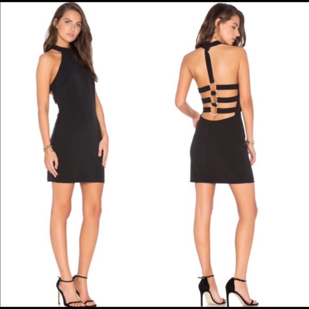 NBD Fiona Black Mini Dress